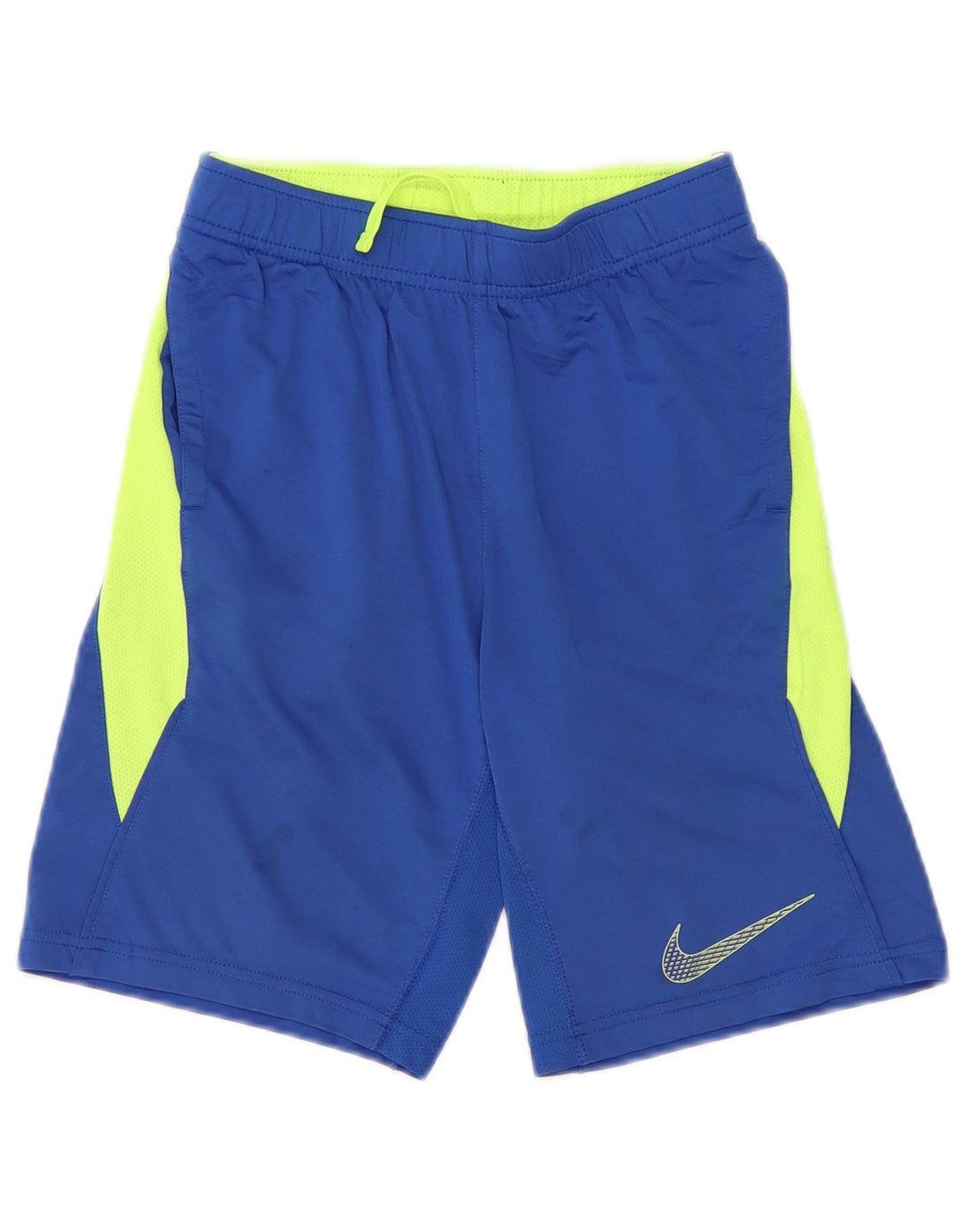 Nike drenge Dri Fit sportsshorts 8-9 år Small Blue Colourblock Polyester