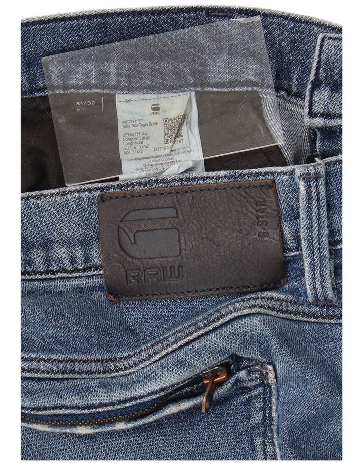 G-STAR Herre Noxer Straight Jeans W31 L32 Blå Bomuld