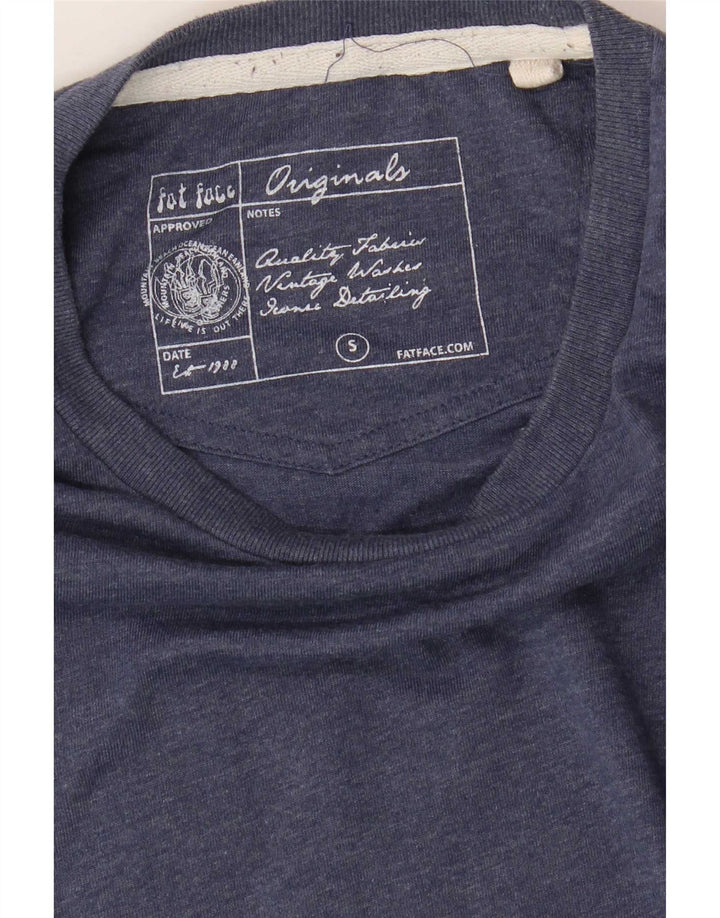 T-shirt da uomo Fat Face Top piccola blu navy