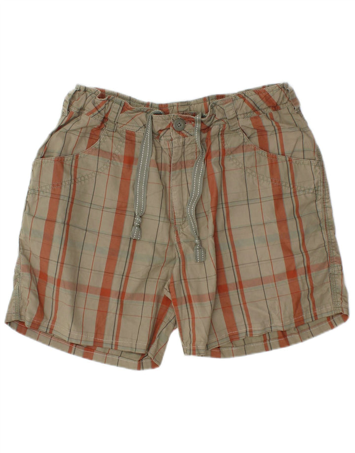 Nike Mens Shorts Medium W32 Green Plaid Cotton