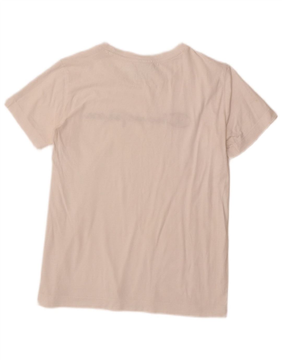 CHAMPION Womens Graphic T-Shirt Top UK 10 Small White