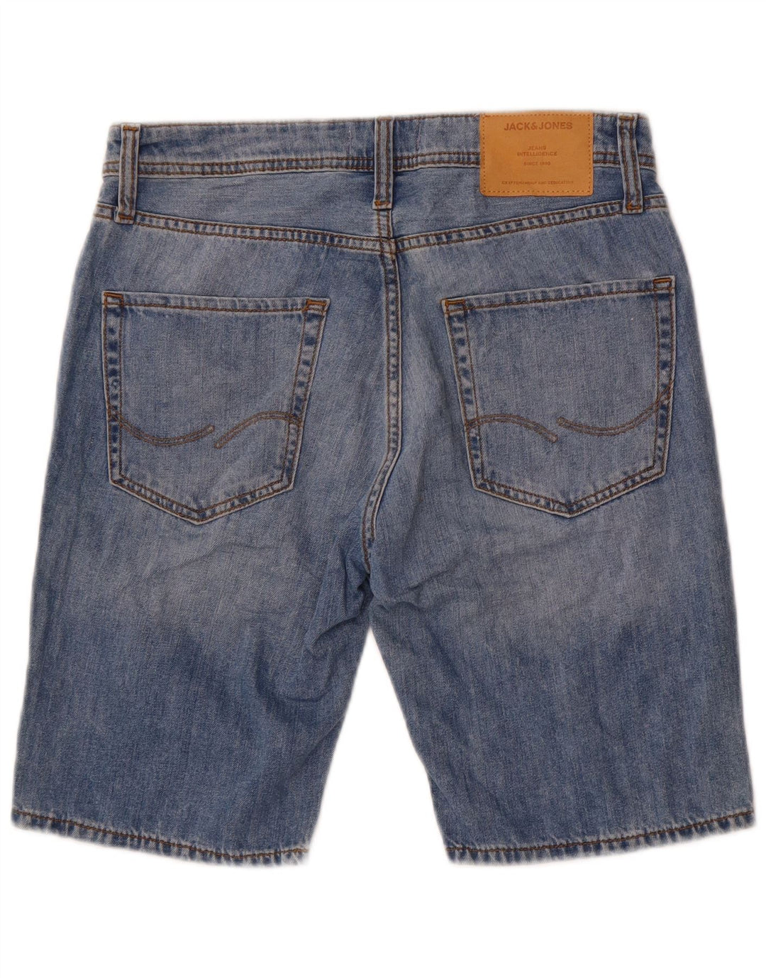 Jack & Jones Mens Regular Denim Shorts Small W29 Algodón Azul