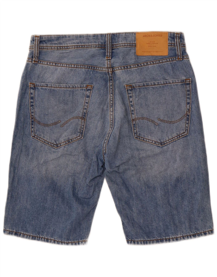 Jack & Jones Mens Regular Denim Shorts Small W29 Algodón Azul