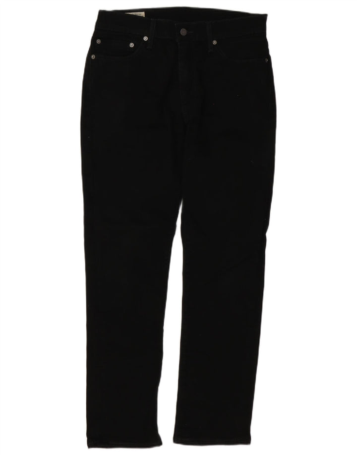 LEVI'S Mens 511 Slim Jeans W33 L30 Black Cotton