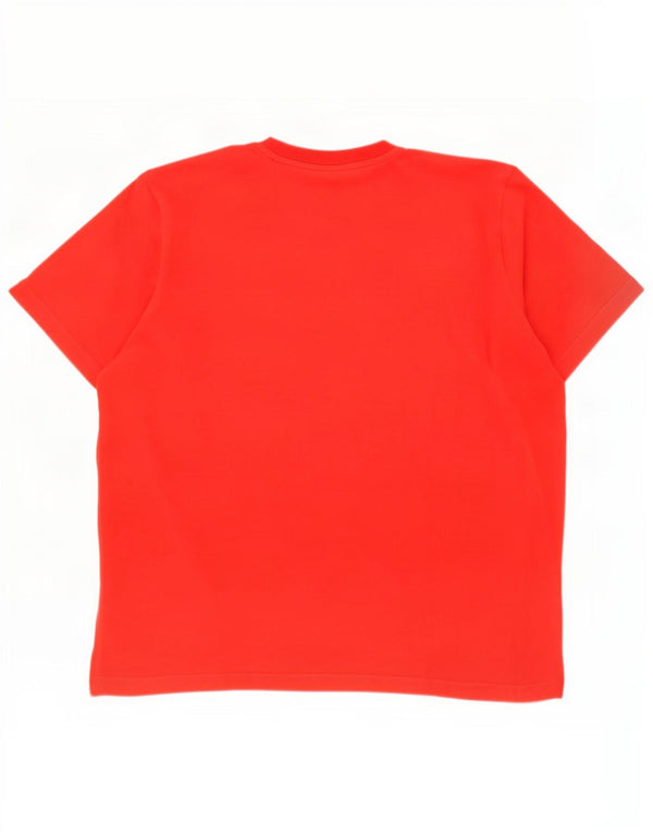 Adidas Męska koszulka Climalite Graphic Top XL Czerwona bawełna