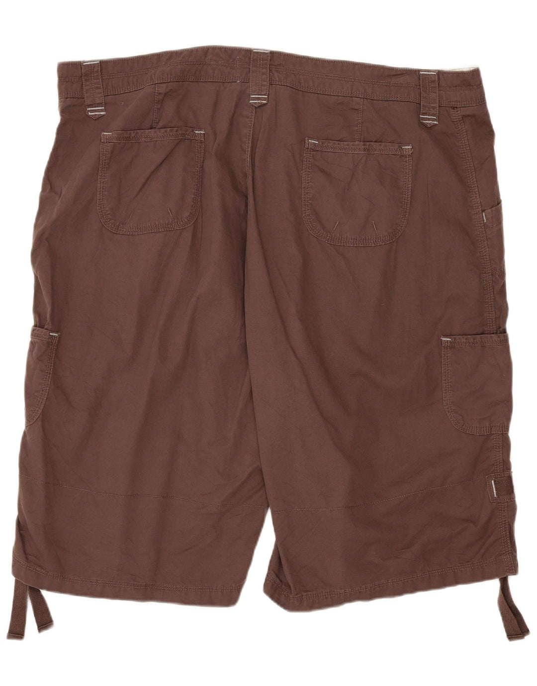 Lee Womens Plus Size Cargo Shorts US 20 XL W40 Brun Bomuld