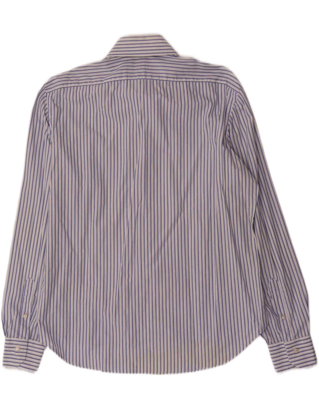 Barba Mens Shirt Size 17 XL Blue Striped