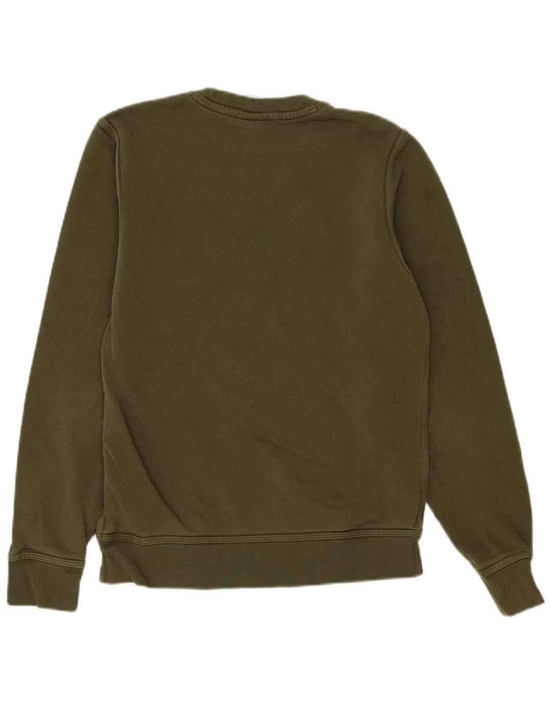 Nike Mens Moletom Jumper Pequeno Algodão Cáqui