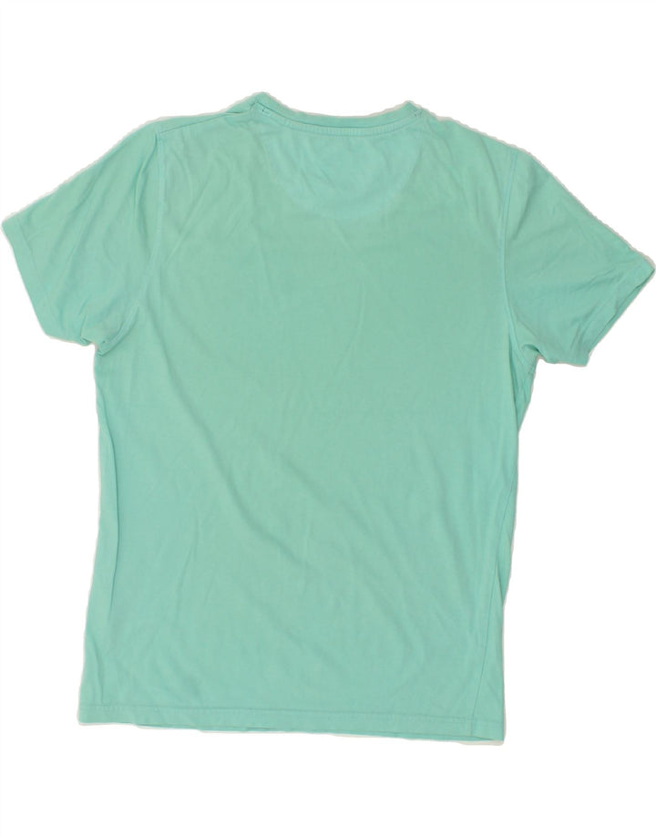 CHAMPION Womens T-Shirt Top UK 14 Medium Turquoise Cotton Vintage Champion and Second-Hand Champion from Messina Hembry 