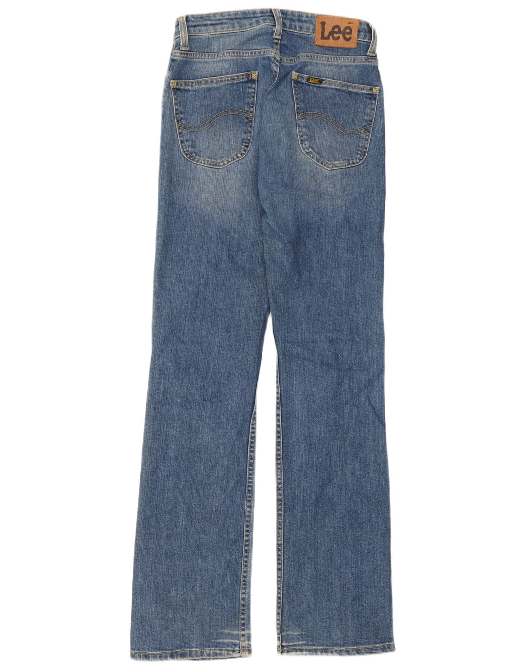 Lee Womens Cameron Bootcut Jeans W28 L33 Blue Cotton