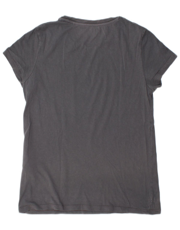 Levi's Damen-T-Shirt mit Grafik, UK 10, Größe S, Grau, Baumwolle