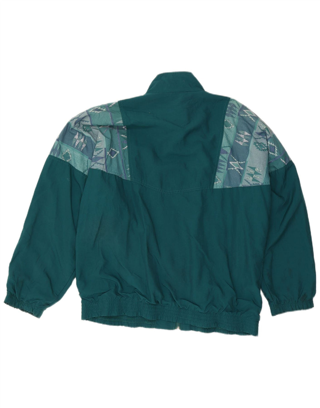 Jean Leduc Herre træningsdragt Topjakke XL Grøn Geometrisk Polyester