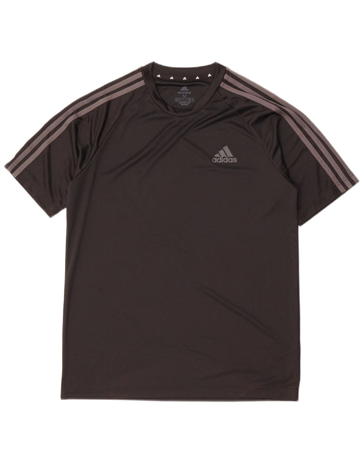 Adidas Herre Aeroready T-Shirt Top Medium Sort Polyester