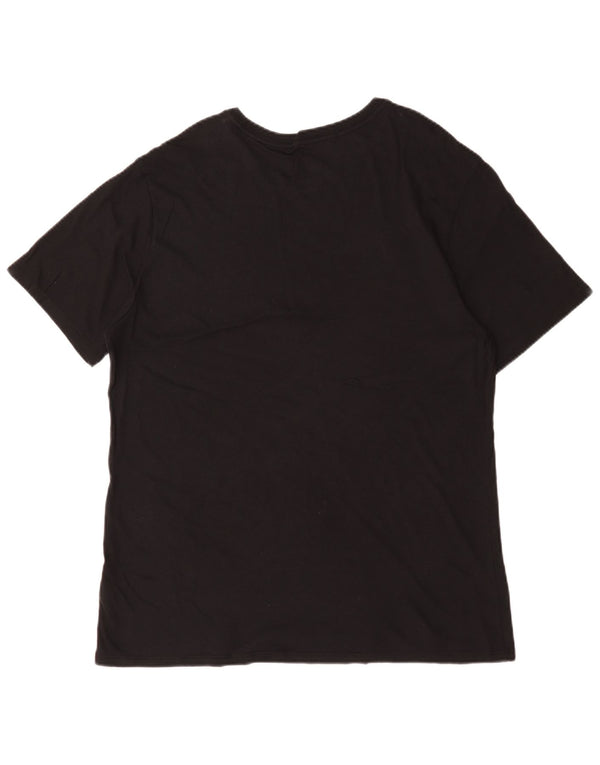 Nike Camiseta gráfica para hombre Top XL Algodón negro