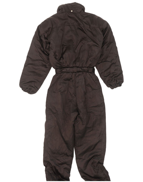Vintage Dame Ski Jumpsuit IT 46 Large Black