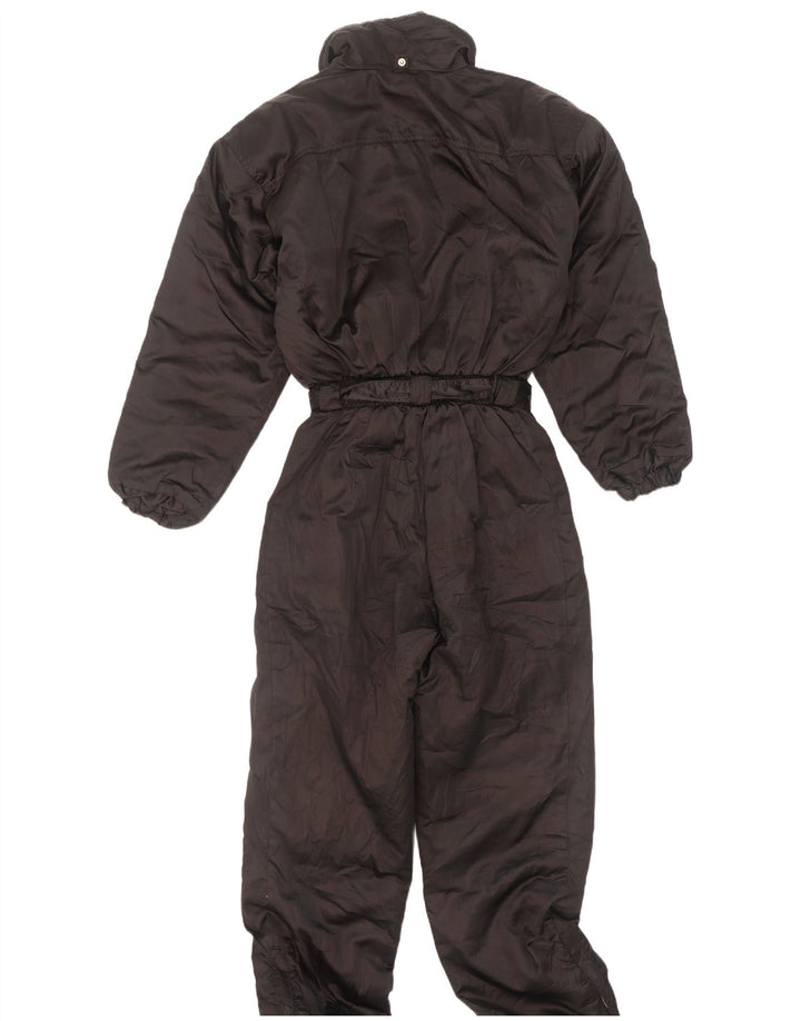 Vintage Damen Skioverall IT 46 Large Schwarz