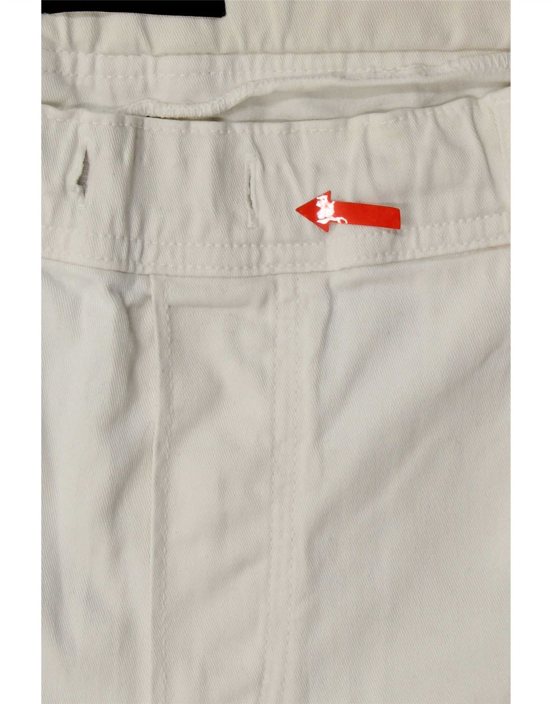 Diesel Womens Casual Shorts UK 14 Large W34 White