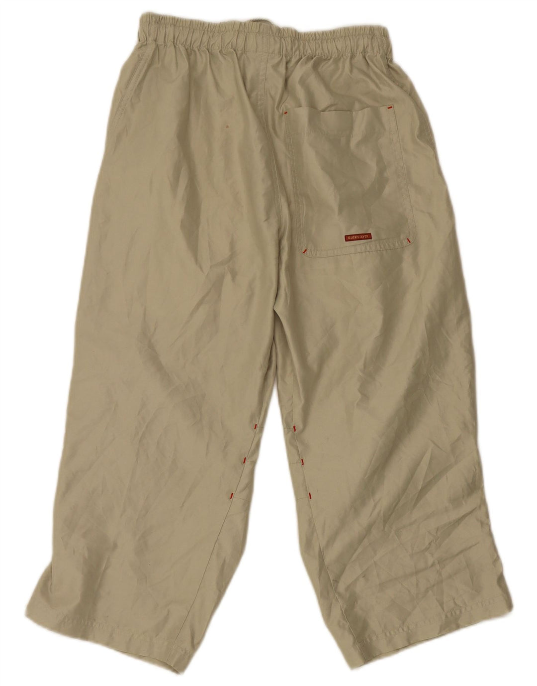 Quiksilver Mens Capri Tracksuit Trousers Small Beige Polyester