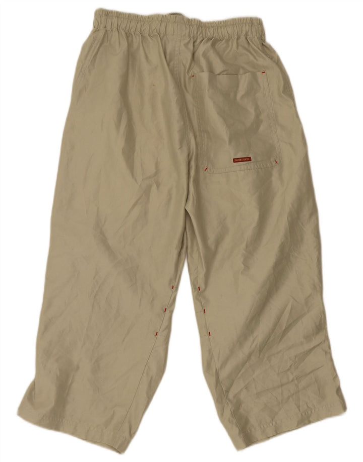 Quiksilver Mens Capri Tracksuit Trousers Small Beige Polyester
