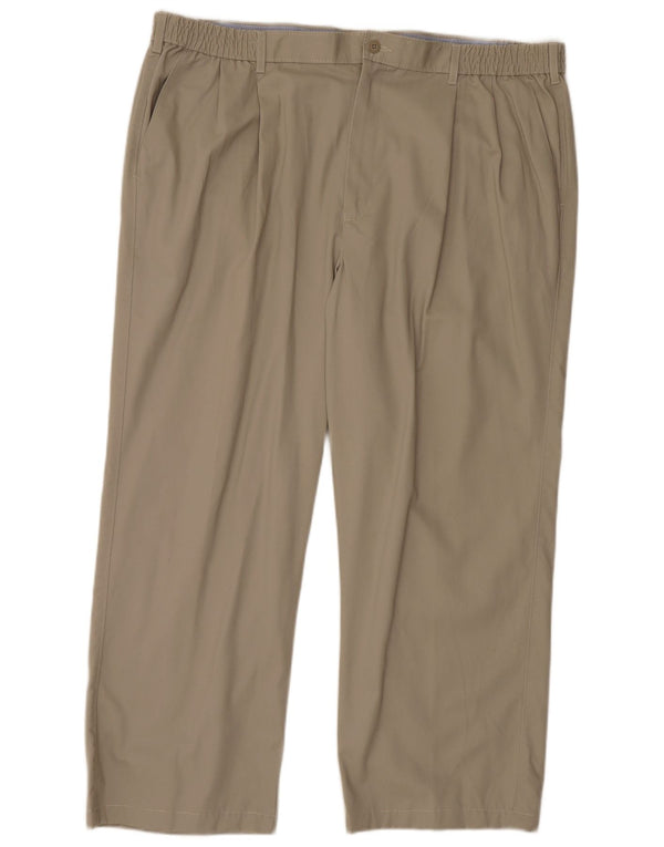Pantaloni chino con pegged Marks & Spencer da uomo blu W46 L27 Beige
