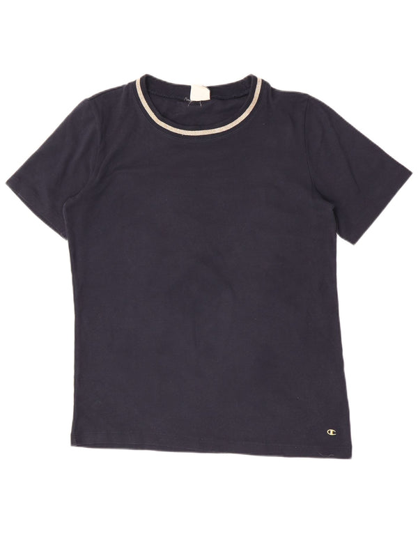Maglietta Champion da donna Easy Fit, taglia UK 20 2XL, cotone blu navy