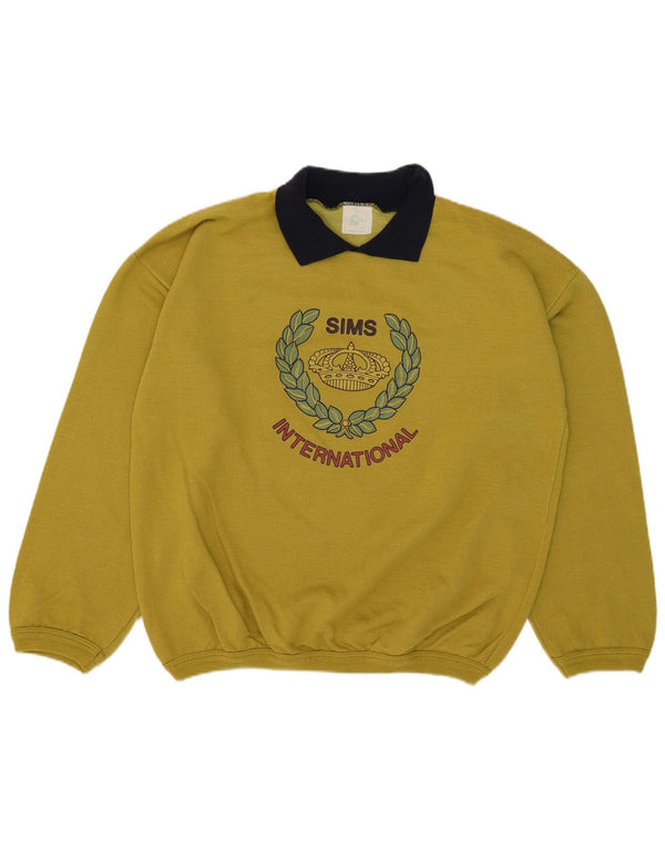 Hanorac vintage pentru bărbați cu grafic polo, XL, verde