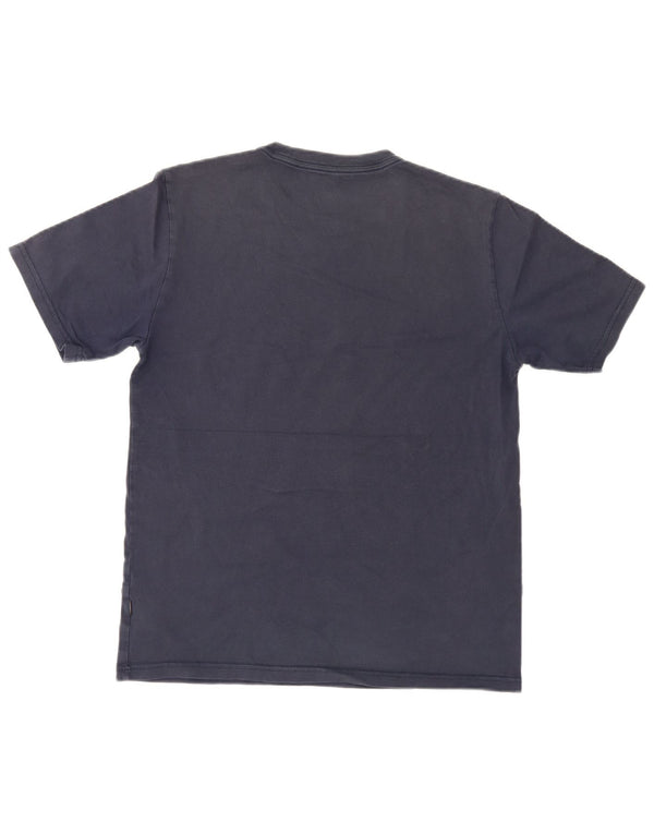 Converse Mens Graphic T-Shirt Top Medium Navy Blue Cotton