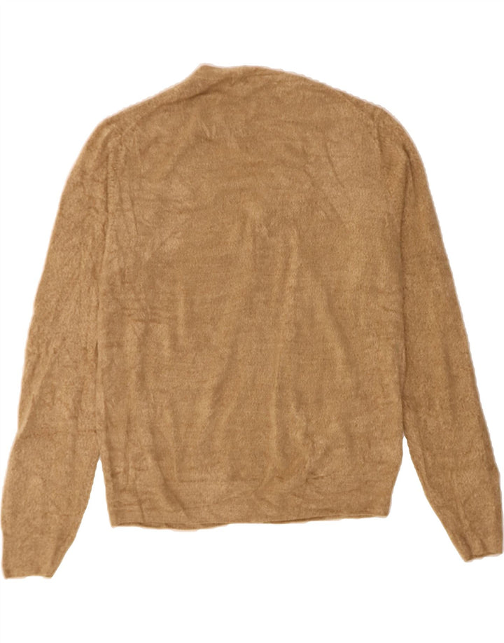 DOCKERS Mens Cardigan Sweater Large Brown Acrylic Vintage Dockers and Second-Hand Dockers from Messina Hembry 