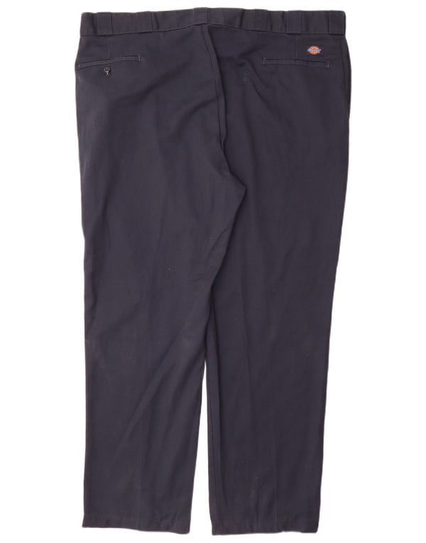 Dickies Mens 874 Straight Παντελόνι Chino W46 L32 Navy Blue Polyester