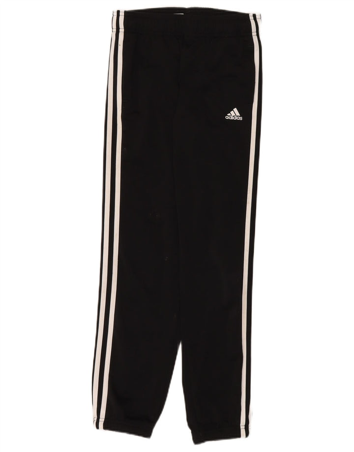 Adidas Drenge Træningsdragt Bukser Joggers 9-10 År Sort Polyester