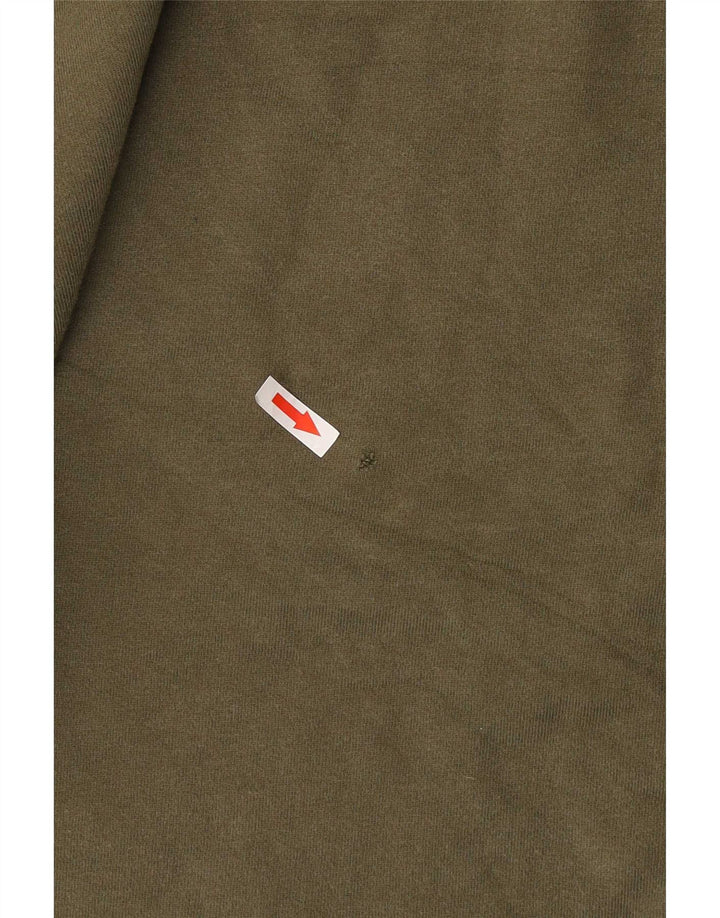 John Lewis Mens Sweatshirt Jumper Medium Khaki Cotton