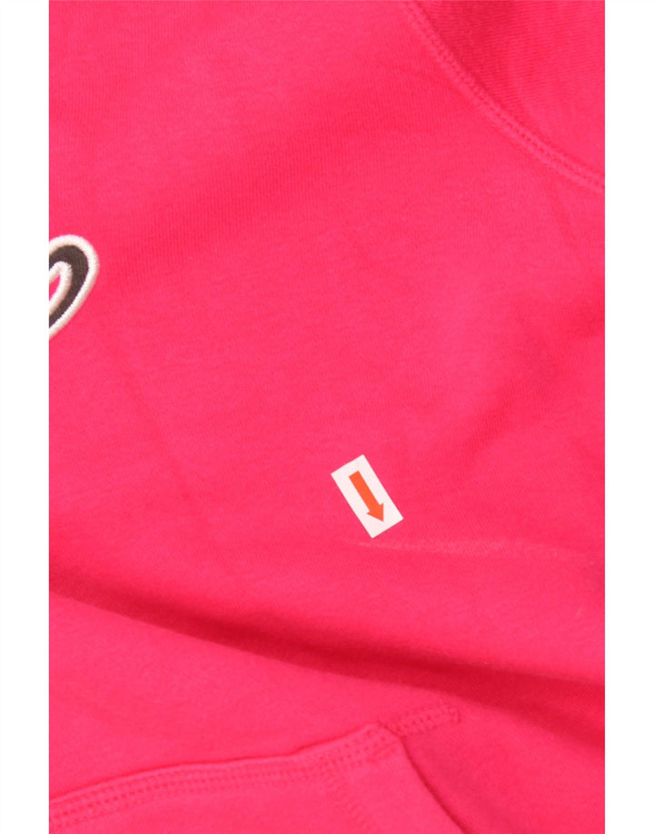 NIKE Mens Graphic Hoodie Jumper Medium Pink Cotton Vintage Nike and Second-Hand Nike from Messina Hembry 