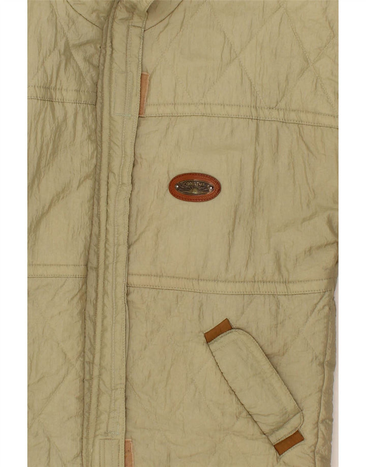 VINTAGE Womens Windbreaker Jacket UK 18 XL Beige Vintage Vintage and Second-Hand Vintage from Messina Hembry 