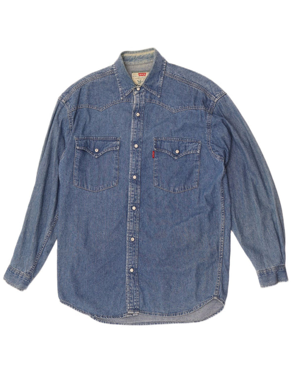 Camisa vaquera Levi's para hombre azul pequeño