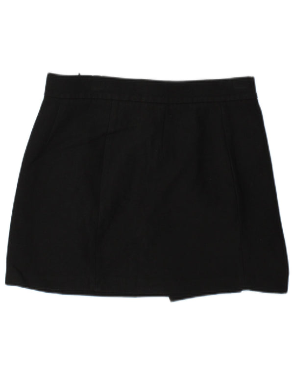 Zara Womens Mini Skirt Small W27 Black Polyester