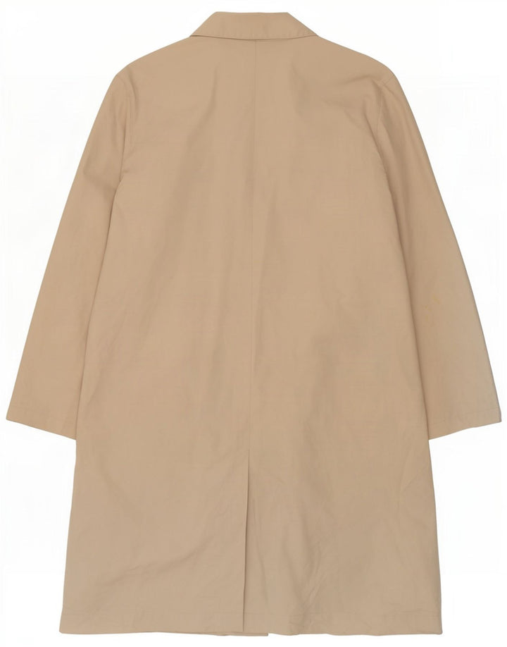 Marks & Spencer Womens Trench Coat UK 16 Large Beige Cotton Classic
