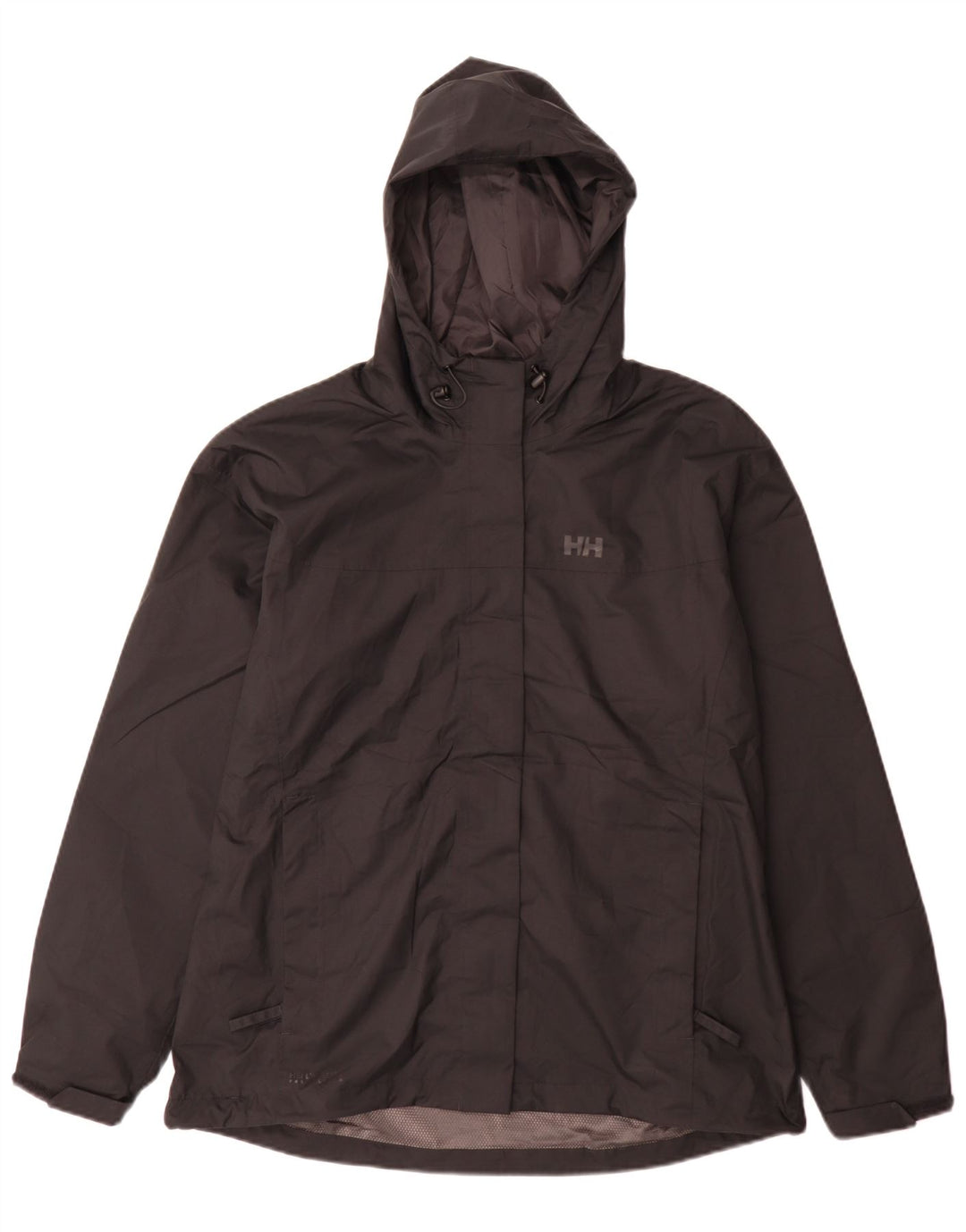 Helly Hansen Veste de pluie à capuche pour femme UK 18 XL Noir Polyester