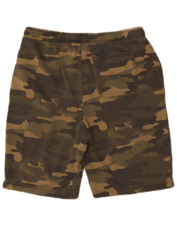 Marks & Spencer Boys Sportsshorts 15-16 år Khaki Camouflage Bomuld