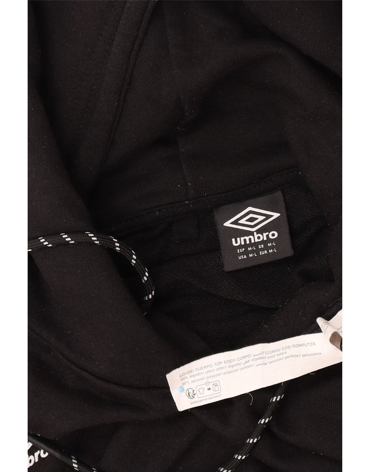 Umbro Herre Hættetrøje Jumper Medium Sort Bomuld