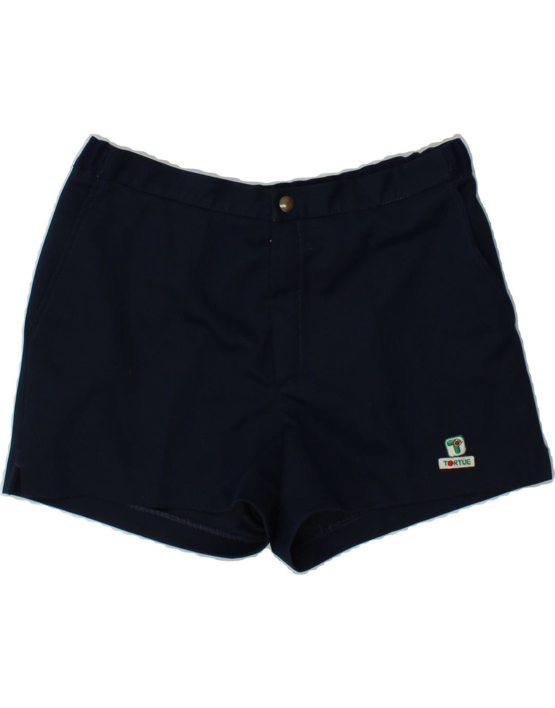 VINTAGE Womens Chino Shorts W30 Medium Navy Blue Vintage Vintage and Second-Hand Vintage from Messina Hembry 