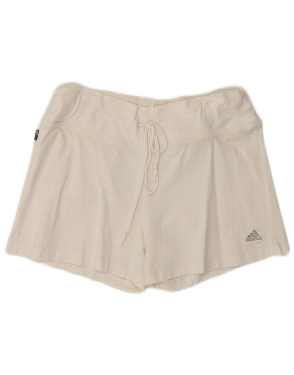 Adidas sportsshorts til kvinder UK 18 XL hvid bomuld