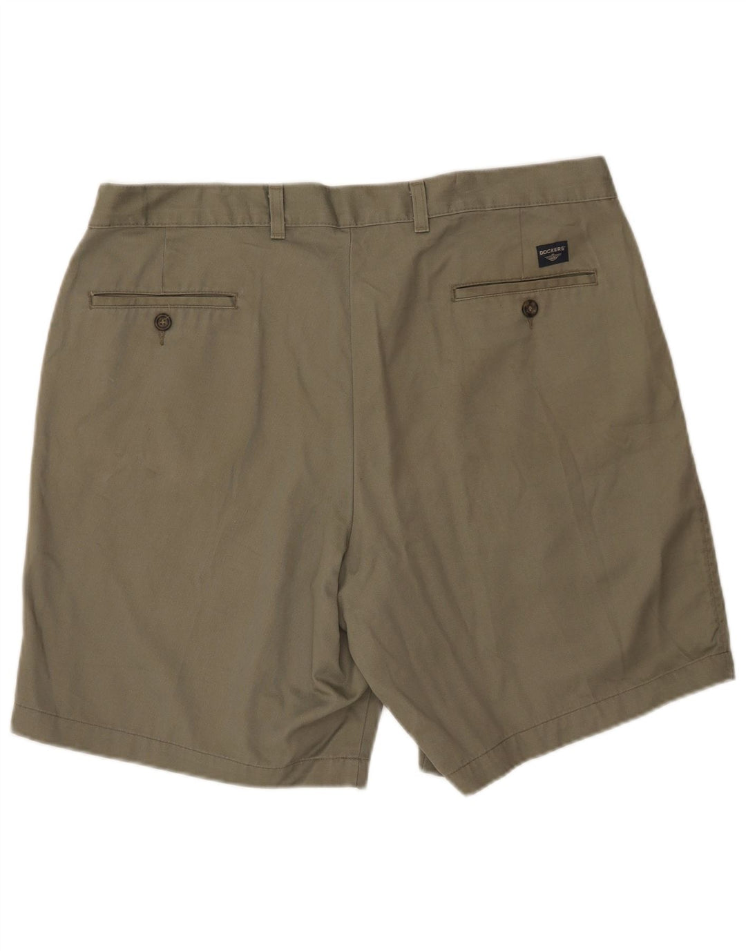 Dockers Mens Stain Defender Chino Shorts W38 XL Khaki
