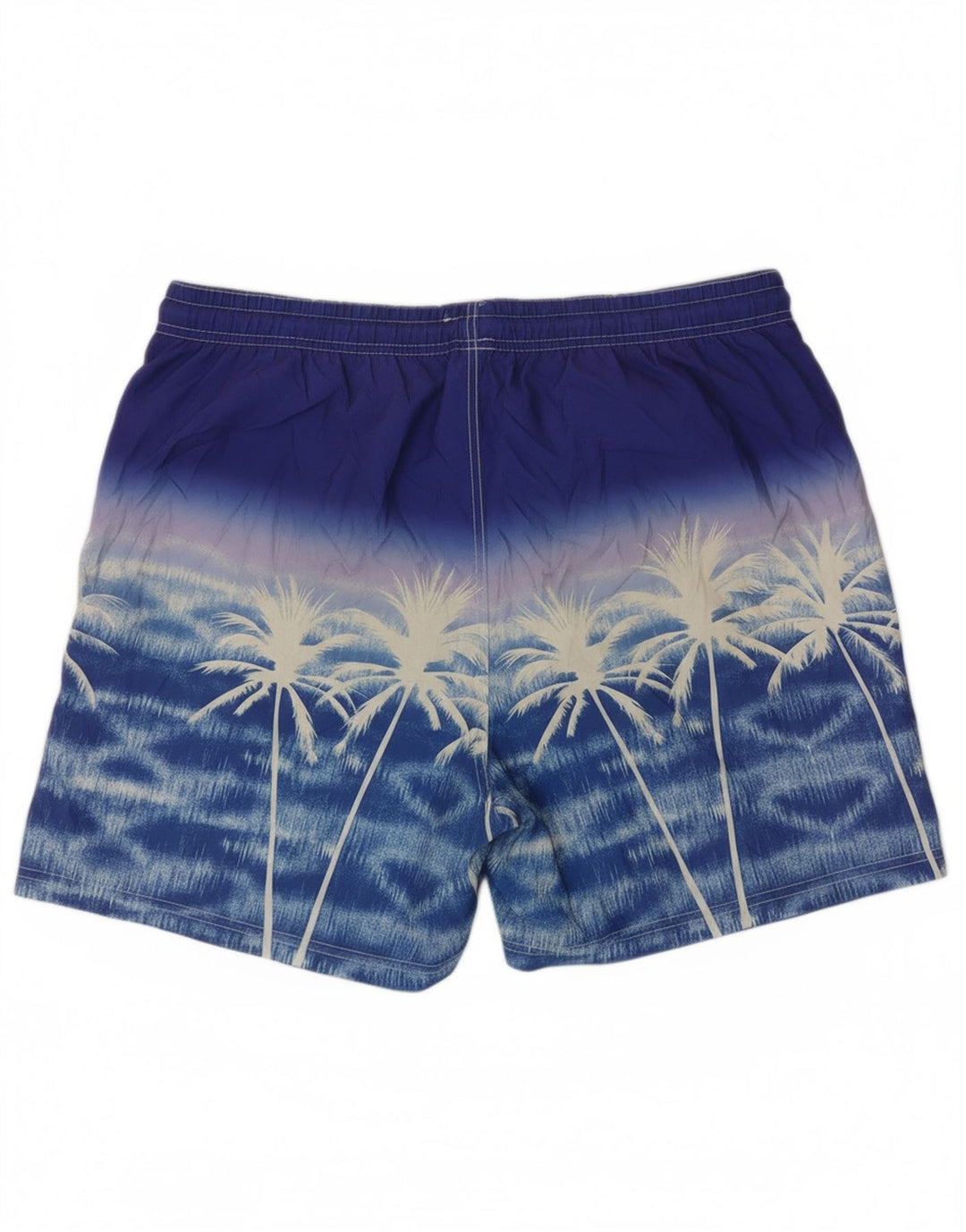 LOTTO Mens Abstract Pattern Swimming Shorts 2XL Blue Floral Polyester