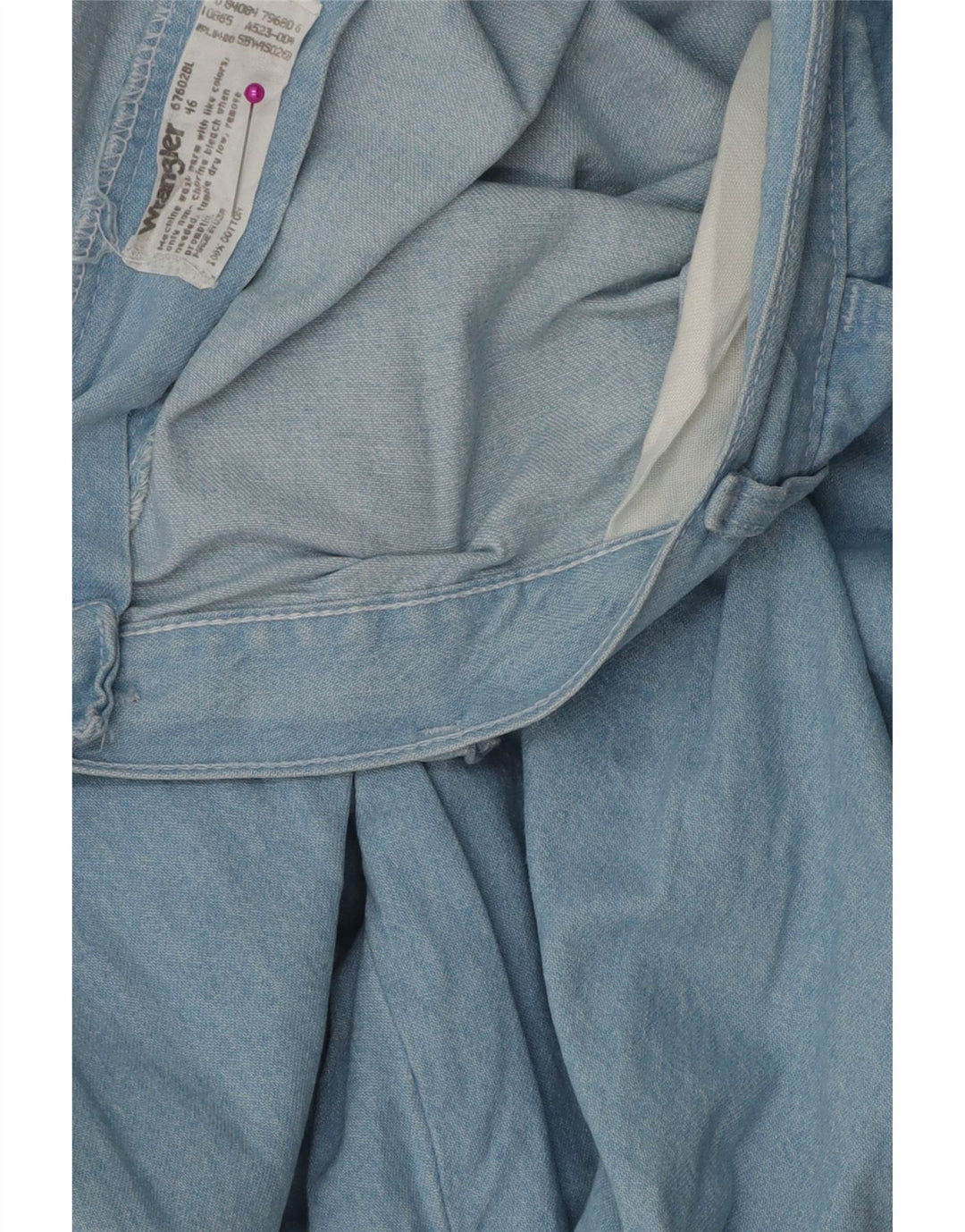 WRANGLER Mens Chino Shorts W46 3XL Blue Cotton