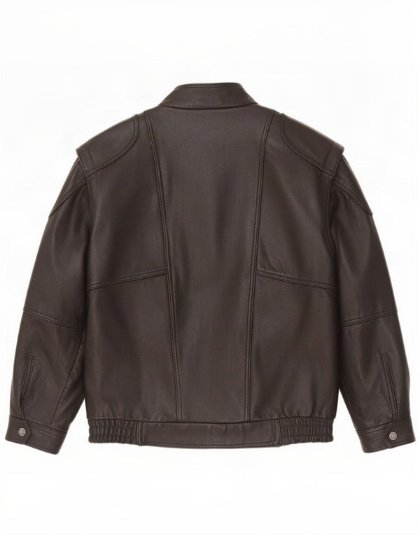 Jaqueta de couro masculina Harro IT 52 XL preta