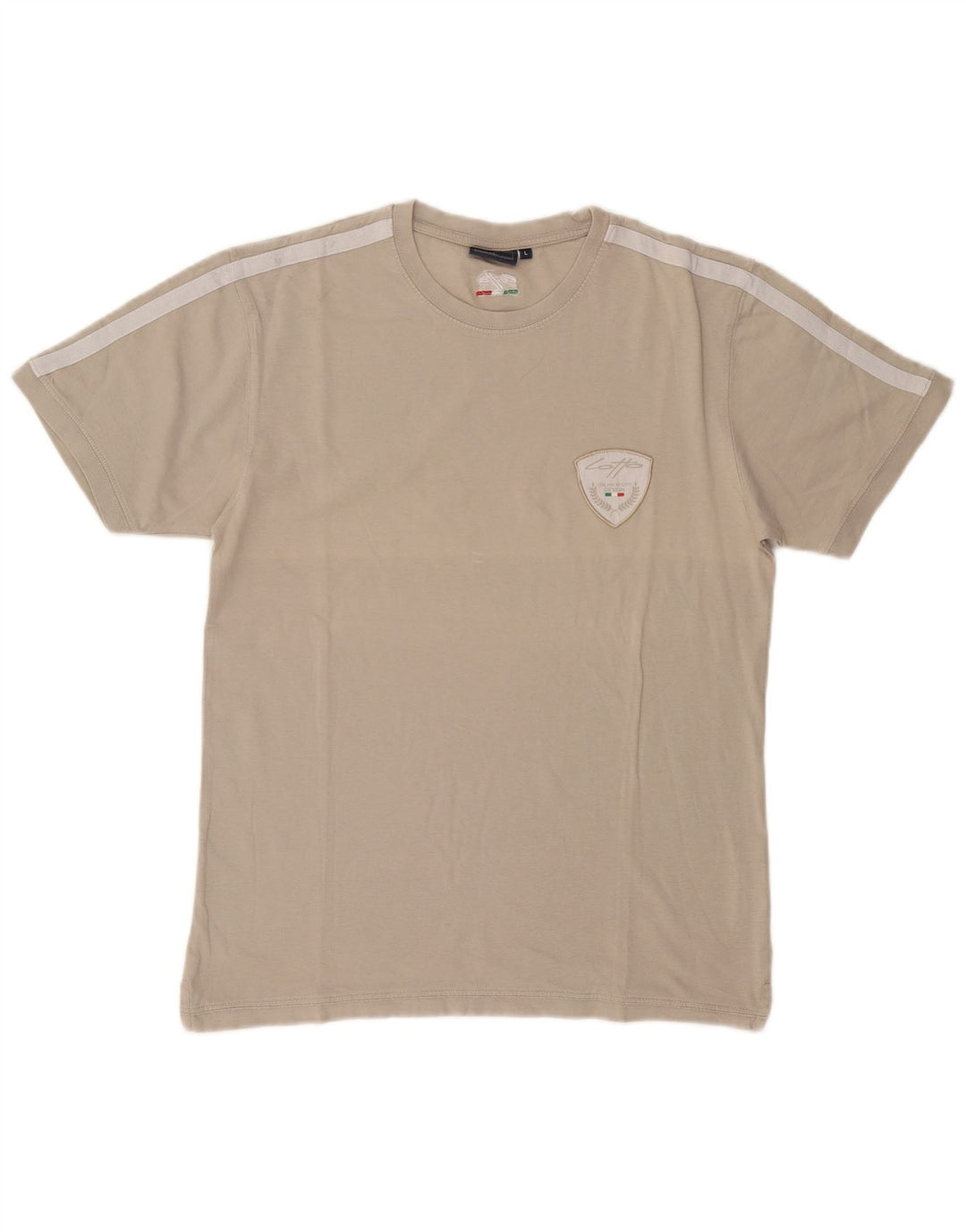 Lotto Mens T-Shirt Top Large Grey Cotton
