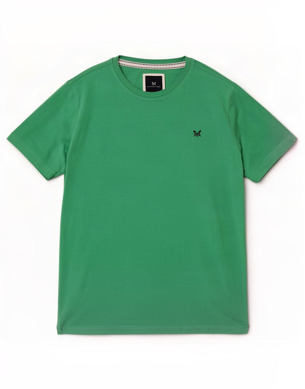 Ανδρικό T-Shirt Crew Clothing Top XL Πράσινο βαμβακερό