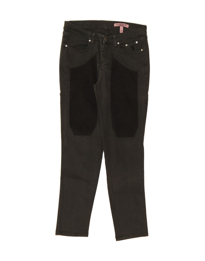 JECKERSON Womens Slim Jeans W29 L28 Green Cotton Vintage Jeckerson and Second-Hand Jeckerson from Messina Hembry 