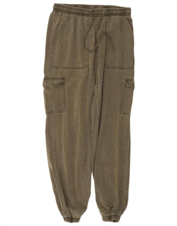 7 FOR ALL MANKIND Womens Joggers Cargo Trousers Medium W30 L27 Khaki