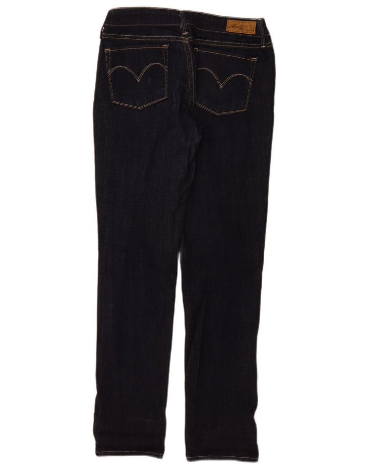Levi's Womens Slight Curve Slim Jeans W27 L31 Navy Blue Cotton